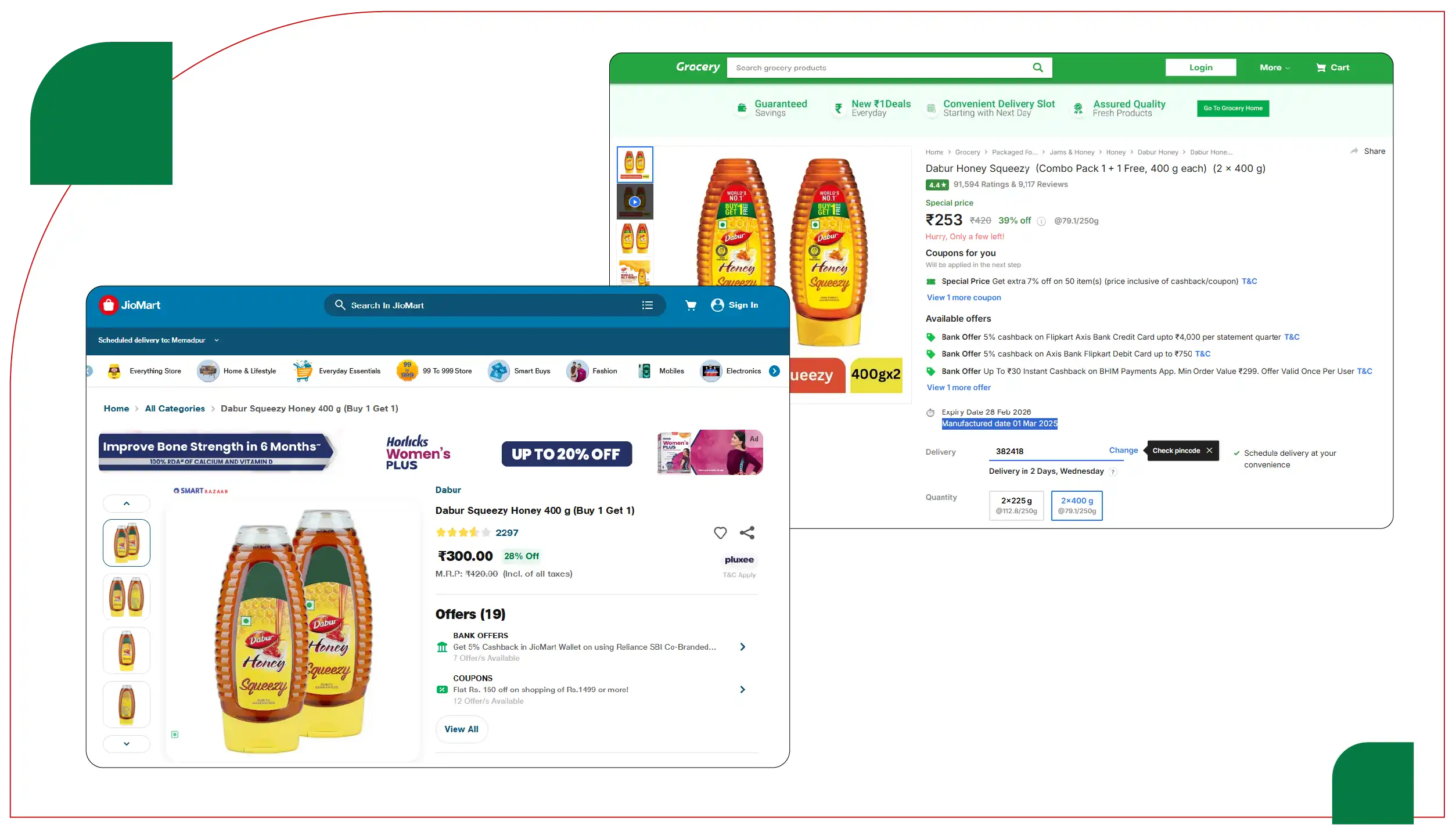 Monsoon Special Grocery Pack Price Comparison